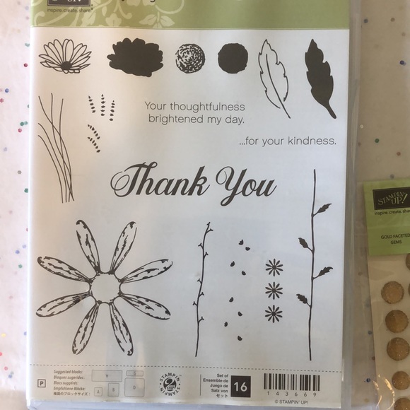 Stampin up Thank you Stamp & Punch - Picture 2 of 10